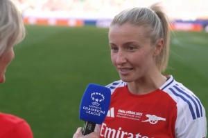 阿森纳女足队长：上半场浪费机会，但只要下半场再来1次就够了